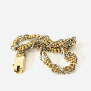 K18 PT750 コンビ ブレスレット